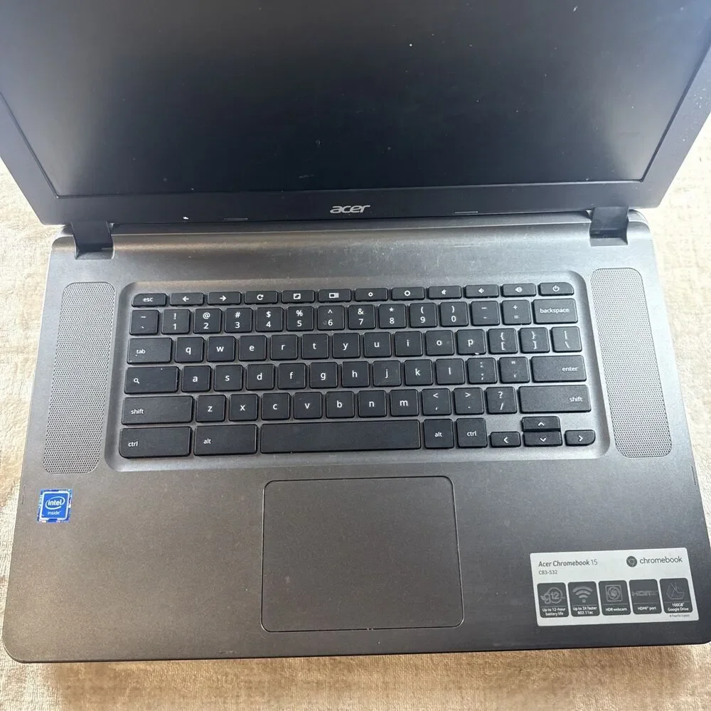 Acer ChromeBook CB3-532 Series Model: N15Q9 No Charger Bad Battery